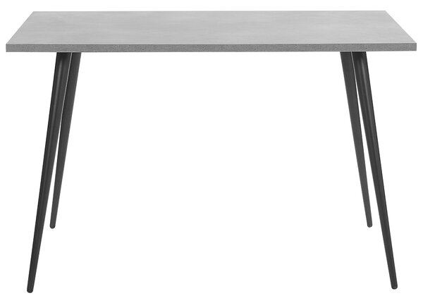 Étkezőasztal SANTIAGO Szürke betonhatás 120 cm 80 cm