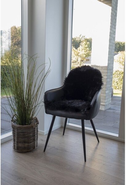 Lambskin báránybőr szőnyeg, műbőr 50x85 cm, Fekete