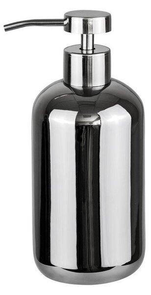 Ezüstszínű kerámia szappanadagoló 200 ml Lotus – Mette Ditmer Denmark