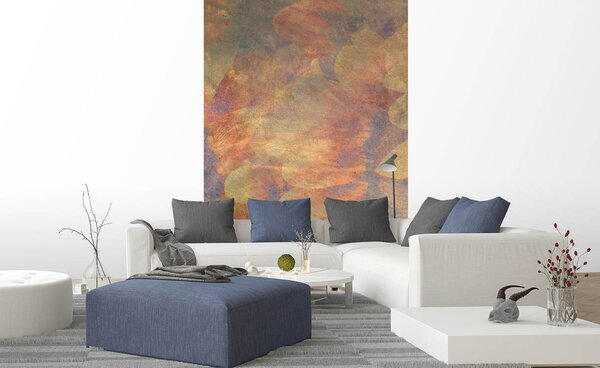 Nem szőtt fotótapéta a falra napraforgó absztrakt 150 x 250 cm