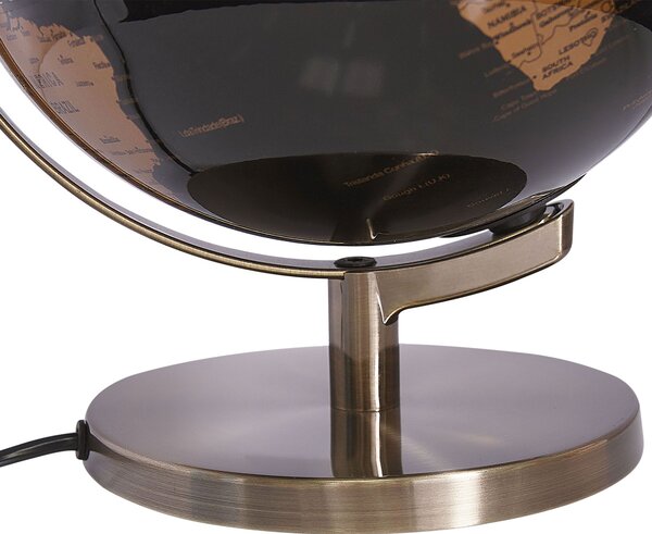 Földgömb LED MAGELLAN Fekete 32 cm