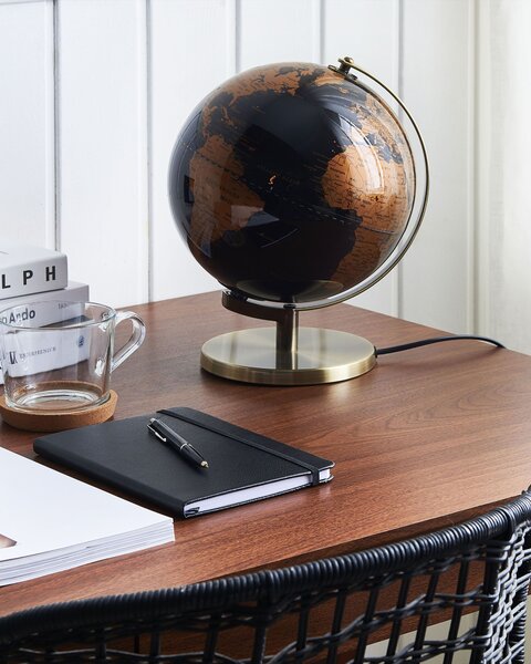 Földgömb LED MAGELLAN Fekete 32 cm