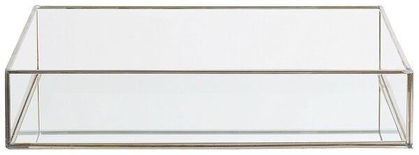Dekortálca GRENOBLE Üveg Ezüst