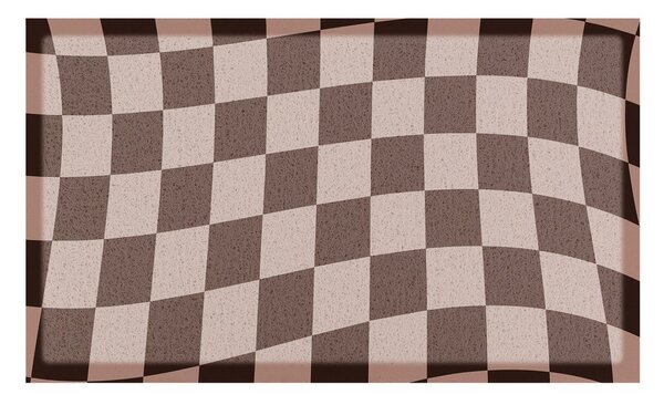 PVC lábtörlő 40x70 cm Checkerboard – Artsy Doormats