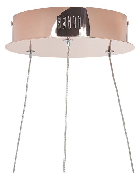 LED függőlámpa JORDAN Fém Rose gold