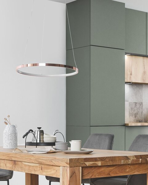 LED függőlámpa JORDAN Fém Rose gold