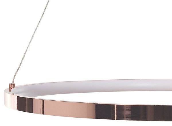 LED függőlámpa JORDAN Fém Rose gold