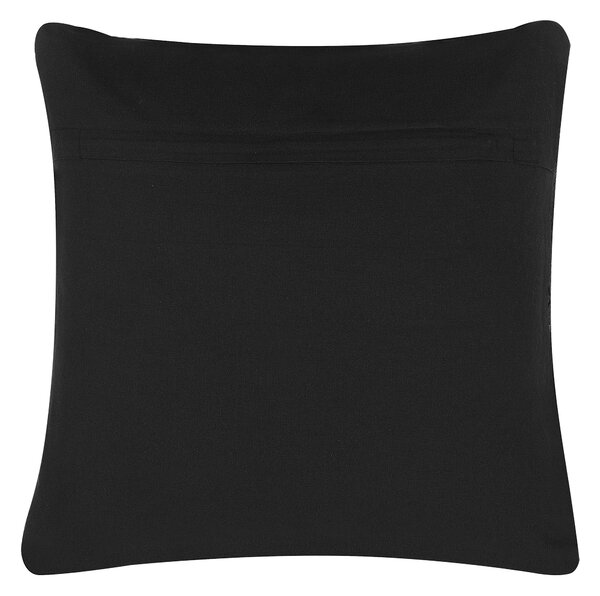 Díszpárna PAIKA Pamut 45 x 45 cm Sötétszürke Ikat