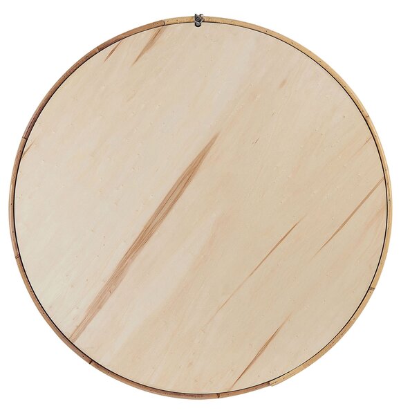 Falitükör BARUNG 60 cm 60 cm Rattan Természetes Bézs