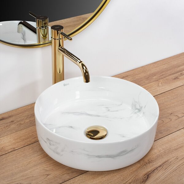 Rea, Munkalapos mosdókagyló REA SAMI Nature Marble, REA-U6606