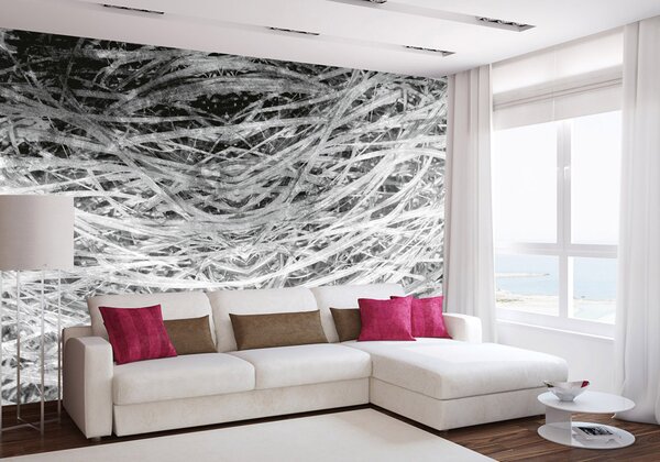 Nem szőtt fotótapéta széna absztrakt ii. 375 x 250 cm