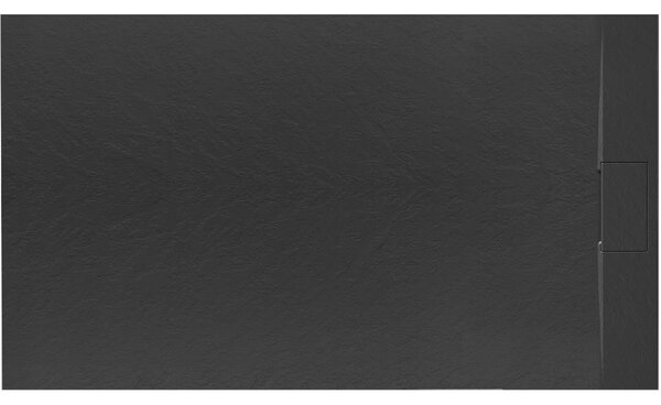 Rea, Zuhanytálca REA Basalt 80x120- Fekete, REA-K3305
