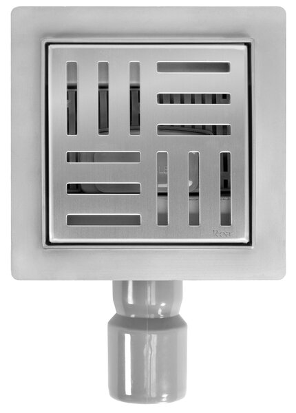 Rea, Vízelvezető csatorna REA CROSS 120x120 Nikkelkefe, REA-G6200