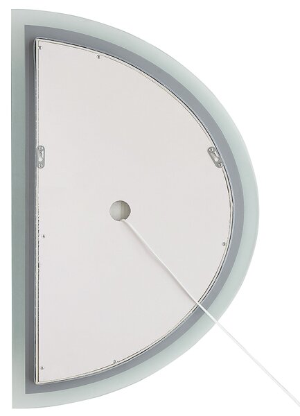 LED fürdőszobai tükör BEZONS 49 cm 80 cm Ezüst