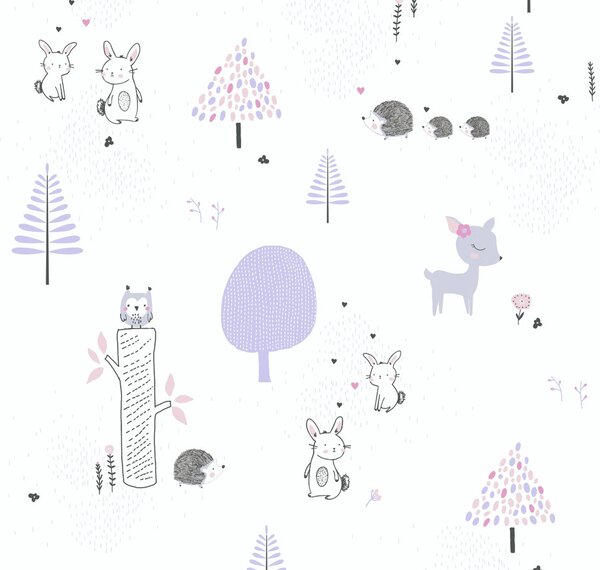 Nem szőtt tapéta falra little love 38117-1