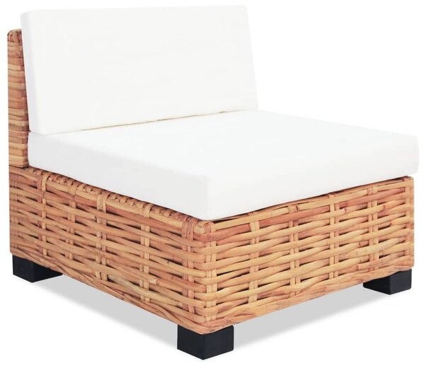 18 részes természetes rattan kanapészett