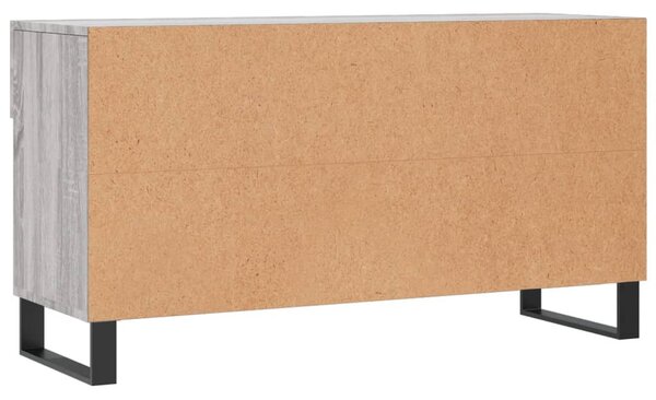 Szürke sonoma színű szerelt fa cipőpolc 102 x 35 x 55 cm