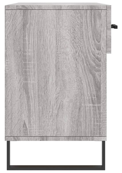Szürke sonoma színű szerelt fa cipőpolc 102 x 35 x 55 cm