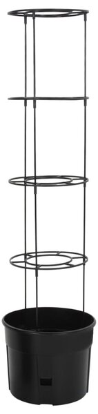 VidaXL antracitszürke polipropilén paradicsomtermesztő Ø39 x 150 cm