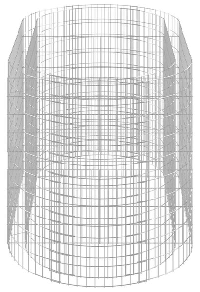 Horganyzott vas gabion magaságyás 200x100x100 cm