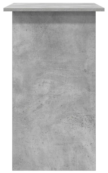 Betonszürke szerelt fa íróasztal 80 x 45 x 74 cm