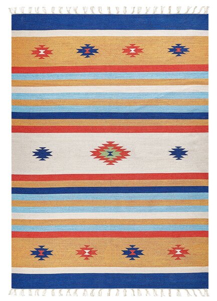 Szőnyeg TARONIK Színes 200 x 300 cm Pamut Kilim
