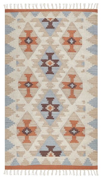 Szőnyeg DILIJAN Színes 80 x 150 cm Pamut Kilim