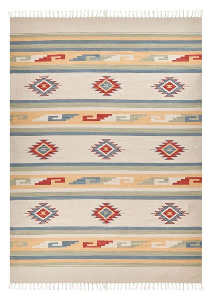 Szőnyeg APARAN Bézs 140 x 200 cm Pamut Kilim