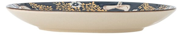 Kék kőedény desszertes tányér ø 16 cm Hezha – Bloomingville