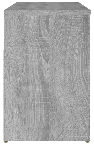 Szürke sonoma színű cipőtároló pad 80 x 30 x 45 cm