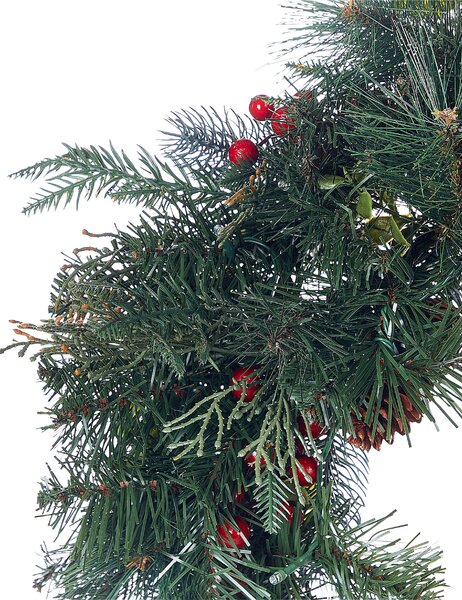 Karácsonyi koszorú LED ELBRUS 60 cm Zöld