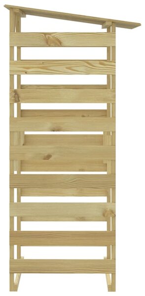 3 db impregnált fenyőfa pergola tetővel 100 x 90 x 200 cm
