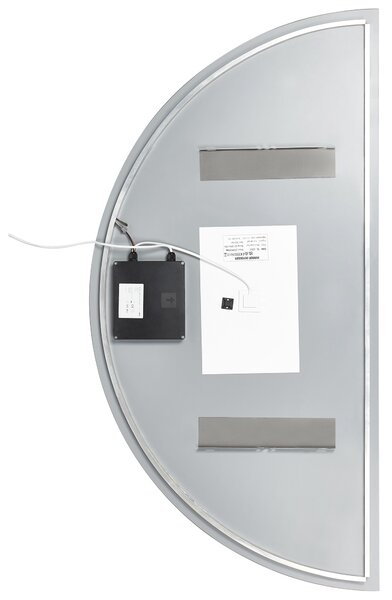 LED fürdőszobai tükör LOUE 60 cm 120 cm Ezüst