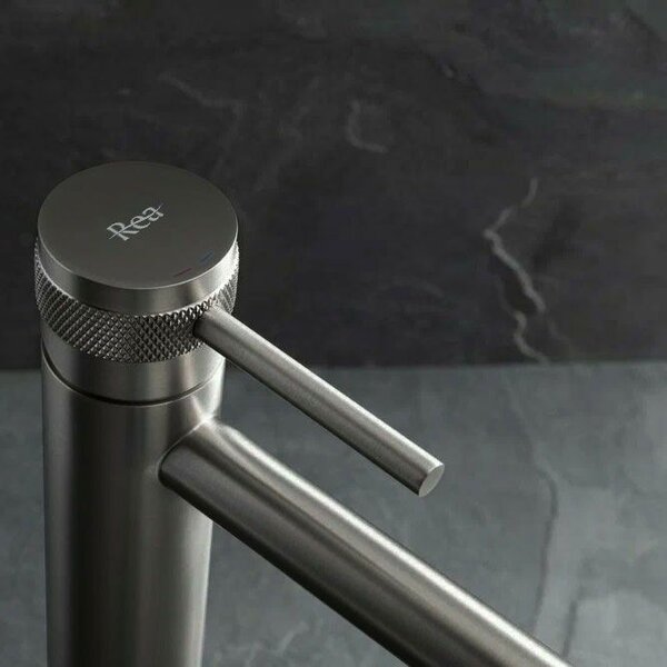 Rea Lungo Grip, magas mosogató csaptelep h-280, grafit, REA-B8779