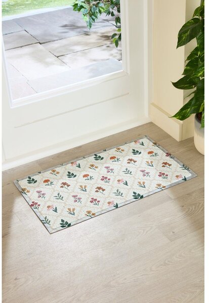 PVC lábtörlő 40x70 cm Vintage Floral Stamp – Artsy Doormats