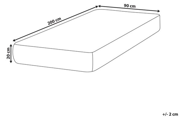 Hab matrac CHEER H2/3 közepes 90 x 200 cm