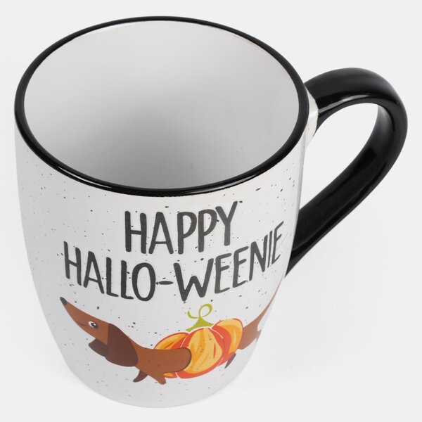 Sinsay - Kerámia bögre füllel Halloweenre - fehér