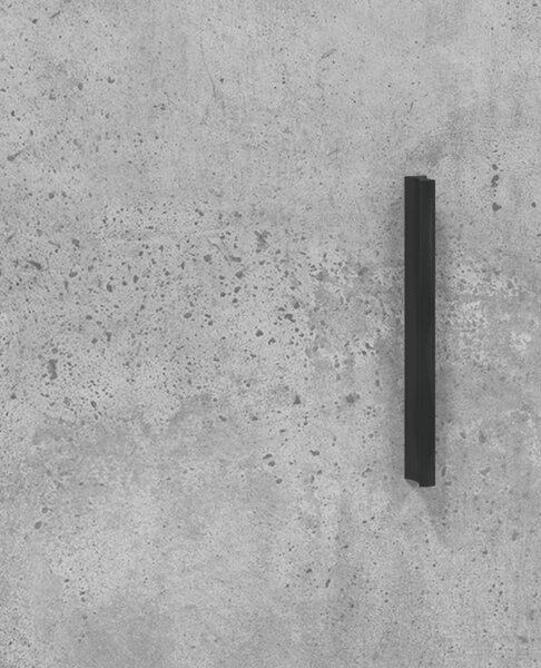 Betonszürke szerelt fa íróasztal 140 x 50 x 75 cm