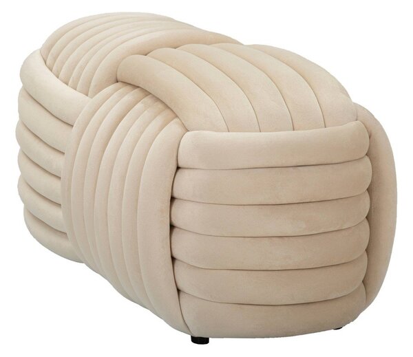 Krémszínű bársony pad Softy – Mauro Ferretti