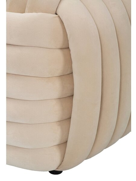 Krémszínű bársony pad Softy – Mauro Ferretti