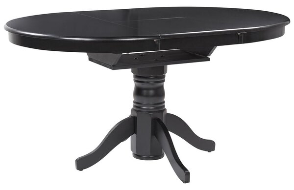Kihúzható étkezőasztal AKRON Fekete 106/150 cm 106 cm