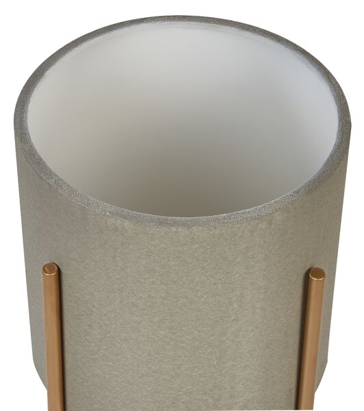 Magasított virágállvány HYBRIDUM Fém 33 cm Szürke