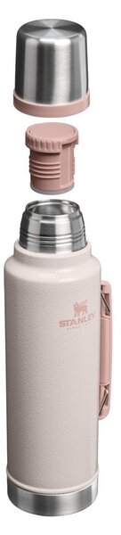 Világos rózsaszín rozsdamentes acél termosz 1,4 l Legendary Classic Bottle Hammertone Rose Quartz – Stanley