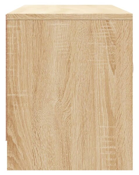 Sonoma tölgy színű szerelt fa fali TV-szekrény 102x30x37,5 cm