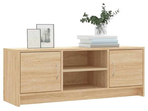 Sonoma tölgy színű szerelt fa fali TV-szekrény 102x30x37,5 cm