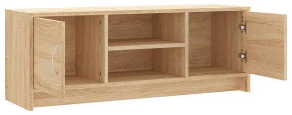 Sonoma tölgy színű szerelt fa fali TV-szekrény 102x30x37,5 cm