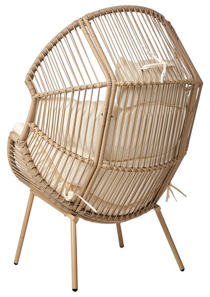 Kerti szék MURANO PE Rattan Természetes
