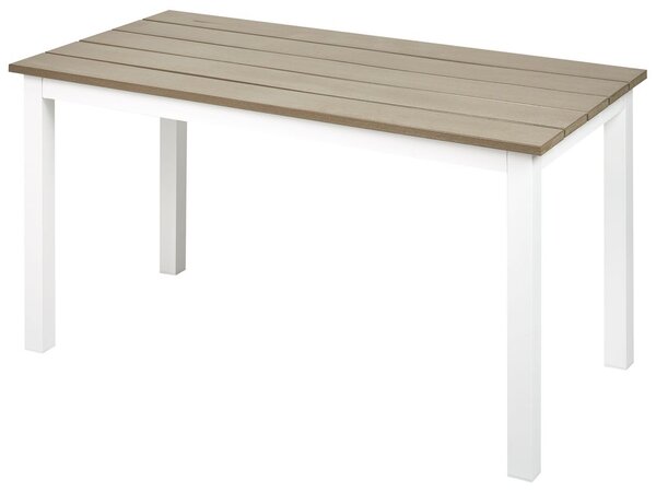 Kerti asztal MESSINA 100 cm 52 cm Fehér