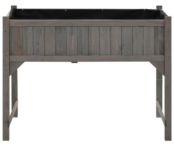 Tömör fenyőfa magaságyás melegházzal 110 x 54 x 120 cm