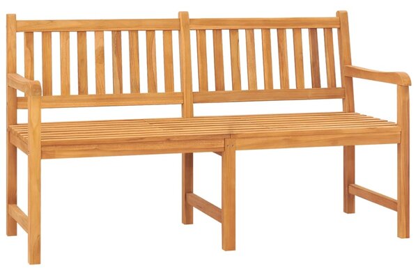 3 személyes tömör tíkfa kerti pad asztallal 150 cm